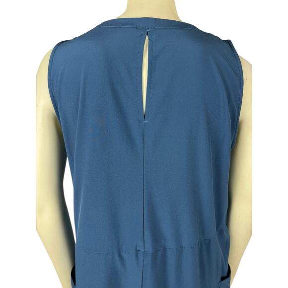 Helly Hanson blue casual utility dress medium M Athleisure - Picture 7 of 9